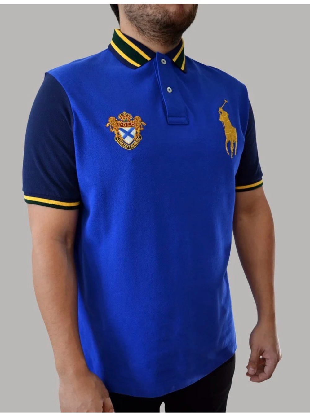 Ralph Lauren Big Pony Crest Polo Shirt Classic Fit men’s size XL